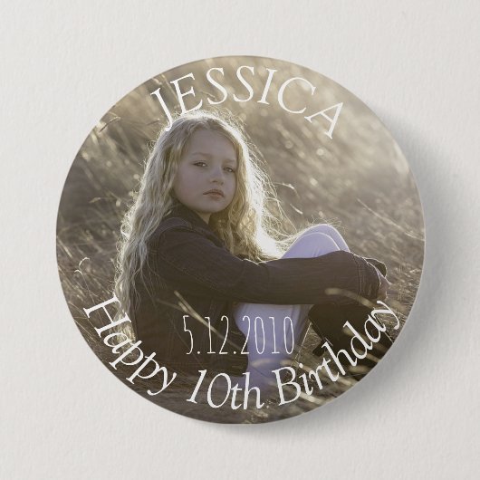 Birthday Girl Button (Vorderseite)
