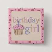 Birthday Girl Button (Vorderseite)