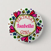 Birthday Girl Button (Vorderseite)