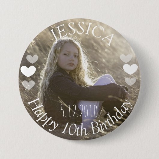 Birthday Girl Button (Vorderseite)
