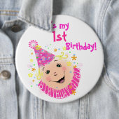 Birthday Girl Button (Beispiel)
