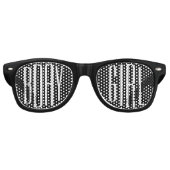 Birthday Girl Cool Black Partybrille (Vorderseite)