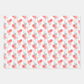 Birthday Girl Coordinating Pattern Wrapping Paper Geschenkpapier Set (Vorderseite 3)