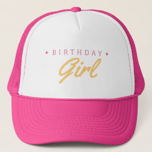 Birthday Girl Design Truckerkappe