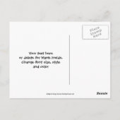 Birthday Girl Dinosaur Niedliches Foto Postcard Postkarte (Rückseite)