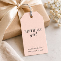 Birthday Girl | Einfache Rosa Weibchen Mädchen