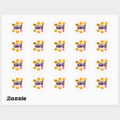Birthday Girl Emojis Stickers (Blatt)