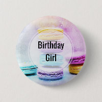 Birthday Girl Foto of Colorful Delicious Macarons