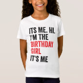 Birthday Girl, Funny Birthday Queen Celebration T-Shirt (Vorderseite)