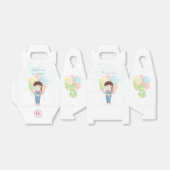 Birthday Girl in Overalls Brünett Geschenkschachtel (Ungefaltet)