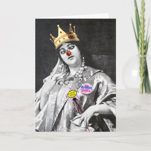 Birthday Girl Karte (Vorderseite)