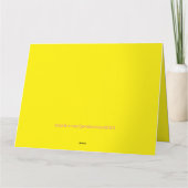 Birthday Girl Karte (Rückseite)