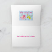Birthday Girl Karte (Innenseite)