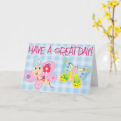 Birthday Girl Karte (Gelbe Blume)