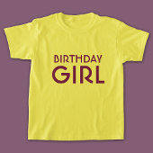 Birthday Girl Lila Letting T-Shirt
