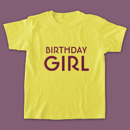Birthday Girl Lila Letting T-Shirt