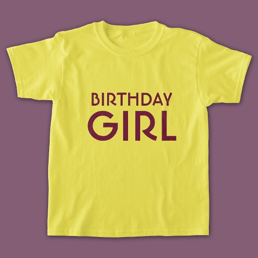 Birthday Girl Lila Letting T-Shirt