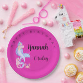 Birthday Girl Mermaid Thema Pappteller (Party)