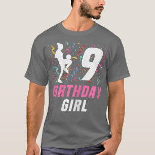 Birthday Girl Niedlich Soccer Player Girl mit Clem T-Shirt