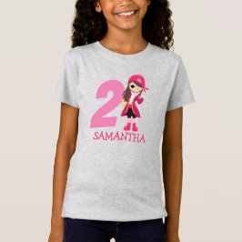 Birthday Girl Party Pirate T - Shirt
