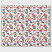 Birthday Girl Pattern Geschenkpapier (Flach)