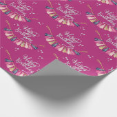 Birthday Girl Pattern Geschenkpapier (Ecke)
