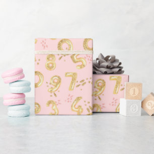 Birthday Girl Pattern Geschenkpapier
