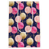 Birthday Girl Pattern Mittlere Geschenktüte (Rückseite)