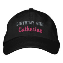 Birthday Girl Personalisiert Cap, Geburtstagsparty