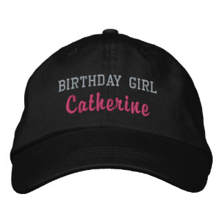 Birthday Girl Personalisiert Cap, Geburtstagsparty Bestickte Baseballkappe