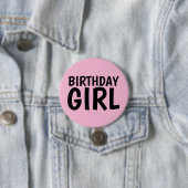 BIRTHDAY GIRL PINK BUTTONS (Beispiel)