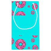 Birthday girl Pink cream donuts Kleine Geschenktüte (Rückseite)