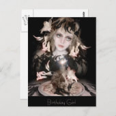 Birthday Girl Postkarte (Vorne/Hinten)