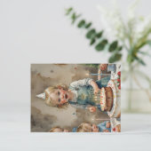 Birthday Girl Postkarte (Stehend Vorderseite)