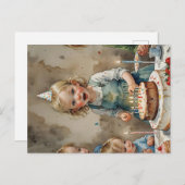 Birthday Girl Postkarte (Vorne/Hinten)
