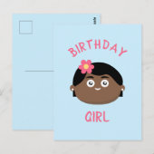 Birthday Girl Postkarte (Vorne/Hinten)