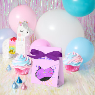 Birthday Girl Robot Pink Floral Spaceship Geschenkschachtel