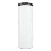 Birthday Girl Sea Turtle Theme Birthday Party Ocea Thermosbecher (Rückseite)