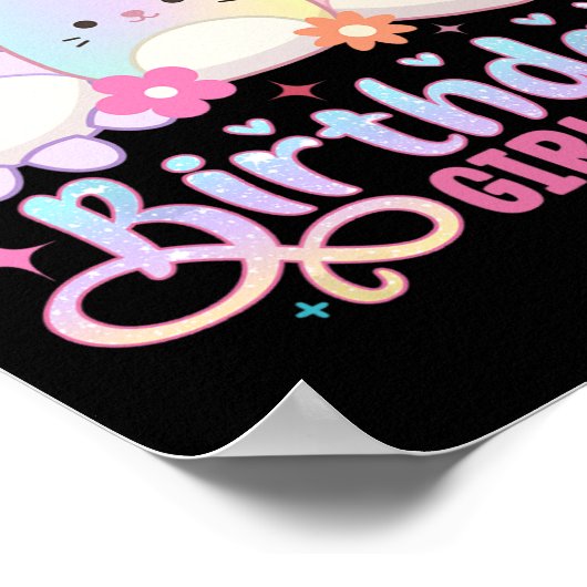 Birthday Girl Squish Squad Mallow Girls Niedlich K Poster (Ecke)