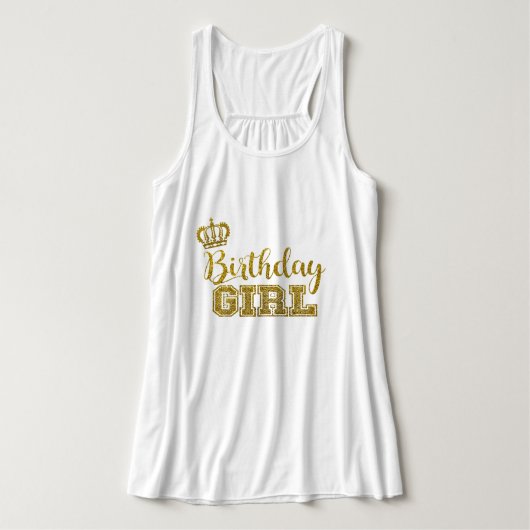 Birthday Girl Tank Top (Design Vorderseite)