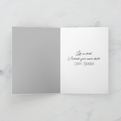 Birthday Girl Walking a Welsh Terrier Karte (Innenseite)