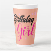 Birthday Girl Wird Sammlung der Frauen Wird Baréjo Milchtasse (Vorderseite)