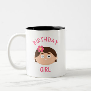 Birthday Girl Zweifarbige Tasse