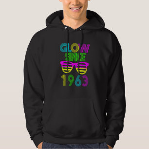Birthday Glow Seit 1963 Vintage Sonnenbrille R Hoodie
