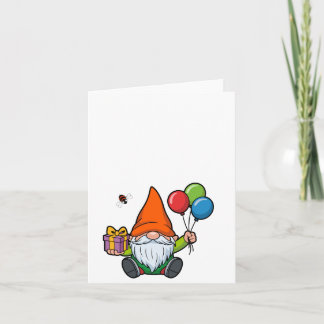 Birthday Gnome Card Dankeskarte