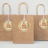 Birthday Gold Foto Man Mythos Legende Runder Aufkleber