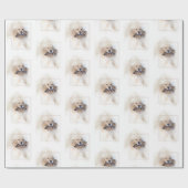 Birthday Golden Retriever Geschenkpapier (Flach)