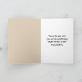 Birthday Golden Retriever Getting Old Humor Karte (Innenseite)