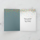 Birthday Golden Retriever Karte (Innenseite)