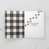 Birthday Golden Retriever SMS Handy Karte (Innenseite)